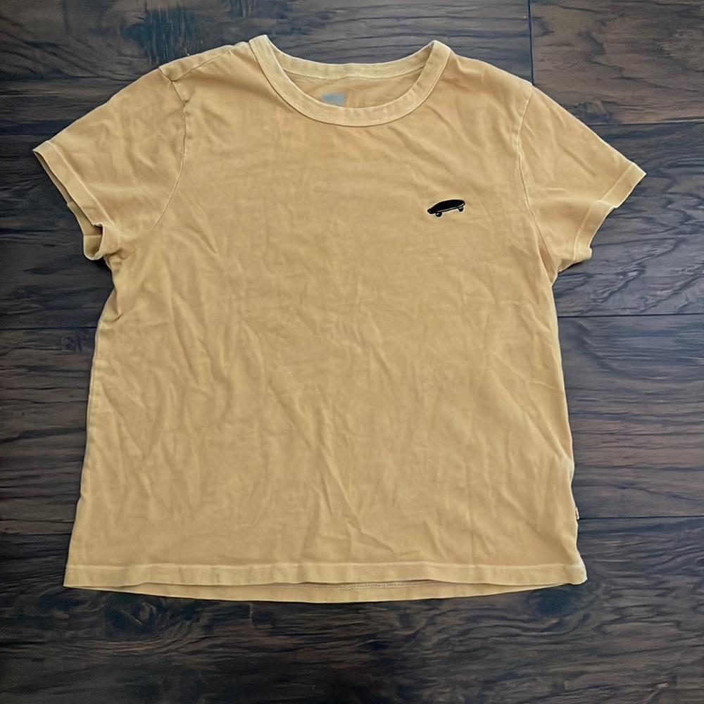 Vans of the wall Mustard yellow top